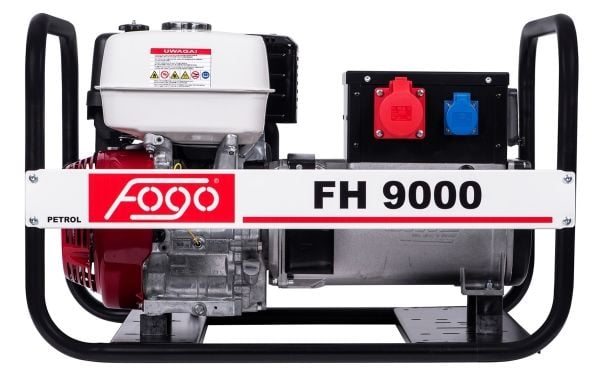 FOGO bærbar generator FH 9000 7,0 kW/400V/230V Honda-motor