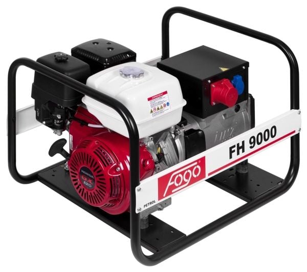 FOGO bærbar generator FH 9000 7,0 kW/400V/230V Honda-motor
