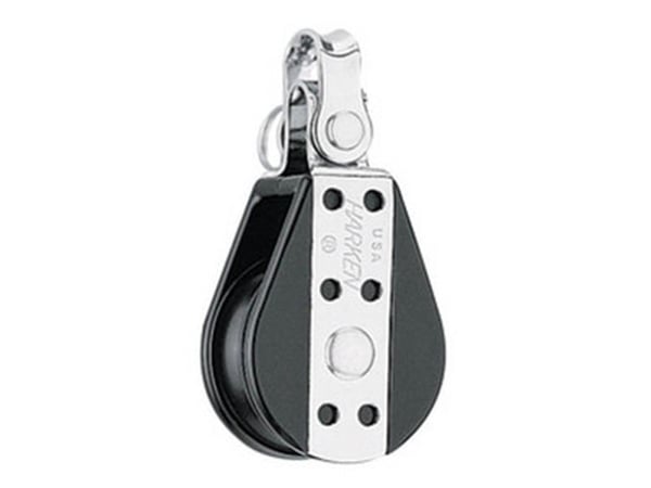 Harken Big Bullet-blokk 38 mm enkel, sjakkel