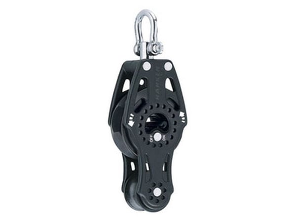 Harken Carbo skralleblokk 75 mm enkelt, fiolin
