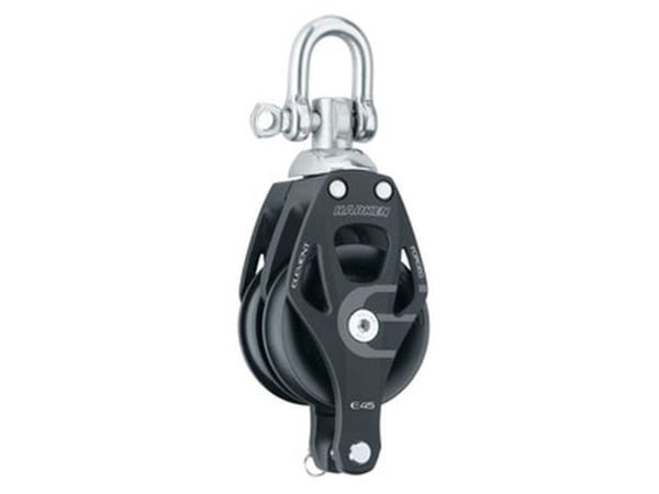 Harken elementblokk 45 mm dobbelt m. svirvel og Ca