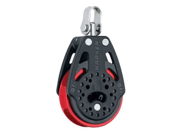 Harken spärrblock 57 mm enkel m. svivel