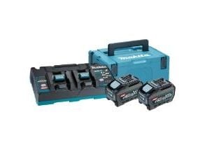 MAKITA 40V MAX XGT 2x5,0Ah batteri- och laddningsset