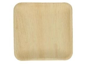 Tallerken Verive palmeblad firkantet L24xB24xH2.5cm natur,4 ps x 25 stk/krt Tallerken Verive palmeblad firkantet L24xB24xH2.5cm natur,4 ps x 25 stk/krt
