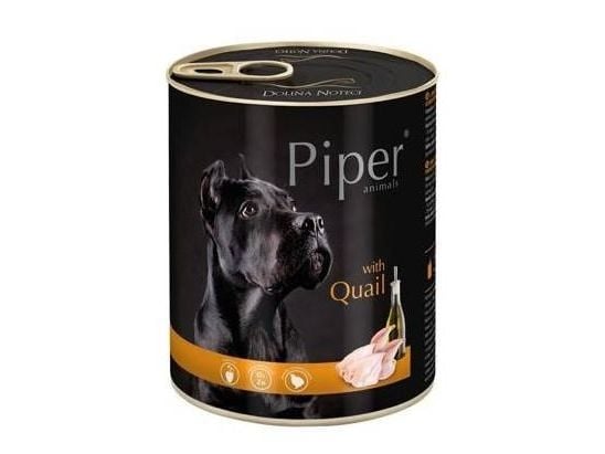 DOLINA NOTECI Piper Animals with quail - vådt hundefoder - 800g