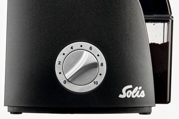 Solis Scala Zero Static, Kantkvern, 300 g, Rustfritt stål, Sort, Sølv, ABS syntetisk, 135 W