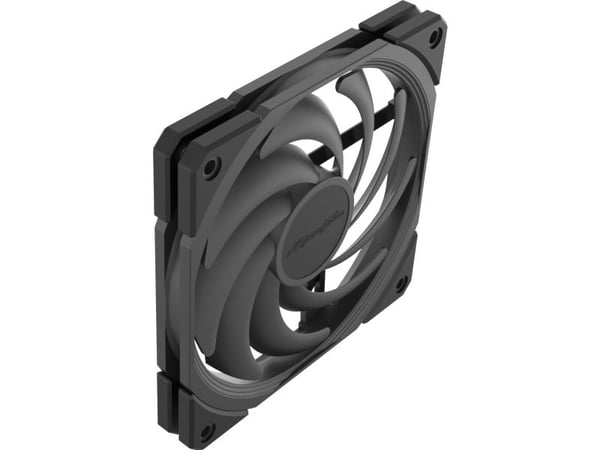 Alpenföhn JetStream Slim, Vifte, 12 cm, 400 RPM, 1800 RPM, 89,4 m³/t, Svart