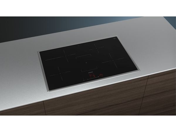 Siemens iQ300 EH845HFB1E, Sort, Innebygget, 80 cm, 4 zone(s), 4 zone(s), Medium