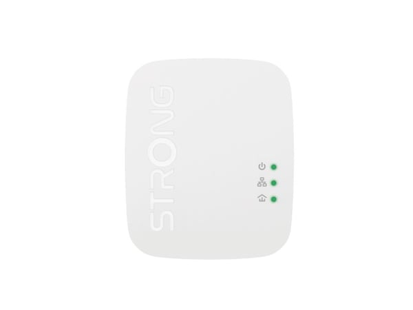 Strong Powerline 600 Triple - Mini - strømlinjeadaptersett HomePlug AV (HPAV) - veggpluggbar