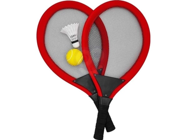 Woopie stora racketset för badminton till barn set + boll