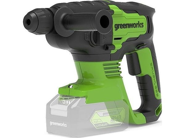 Greenworks 3803007, Nøkkelløs, Sort, Grønn, Børsteløs motor, 2,4 cm, 2 J, 1,3 cm