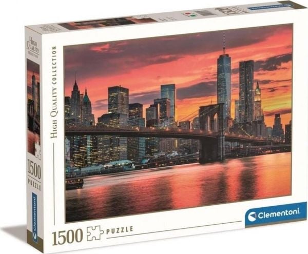 Clementoni High Quality Collection EAST RIVER AT DUSK, 1500 stykker, By, 10 år