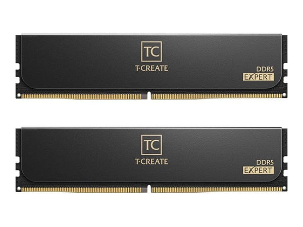 T-CREATE EXPERT OC10L - DDR5 - sett - 32 GB: 2 x 16 GB - DIMM 288-pin - 6000 MT/s / PC5-48000 - CL38 - 1.25 V - ikke-bufret - on-die ECC