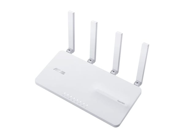 ASUS EBR63 – Expert WiFi, Wi-Fi 6 (802.11ax), Kaksitaajuus (2,4 GHz/5 GHz), Ethernet LAN, Valkoinen, Pöytäreititin