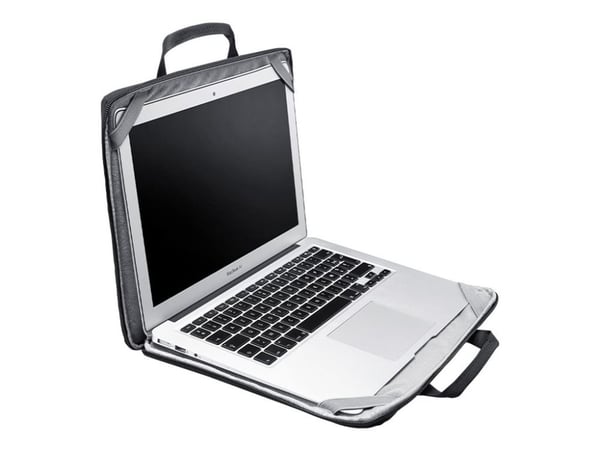 Mobilis Trendy - Notebookbæreveske - kompakt - 35 % resirkulert - 14" - svart