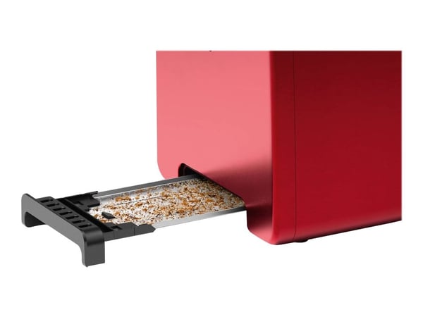Bosch DesignLine TAT3P424DE - Brødrister - 2 skive - 2 Spor - rød