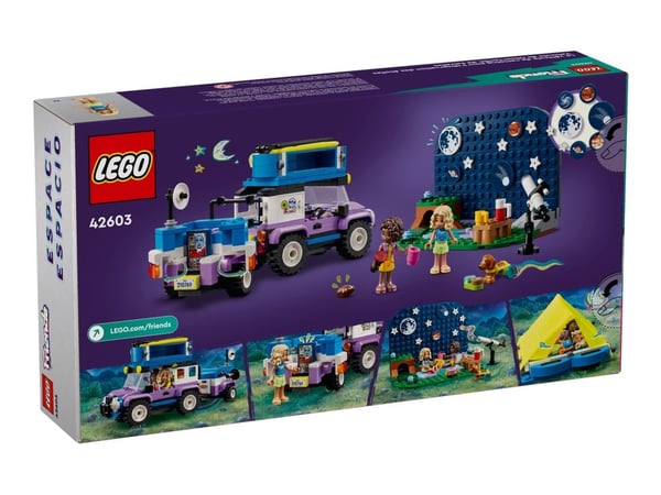 LEGO Friends 42603 Retkeilyauto tähtien katseluun