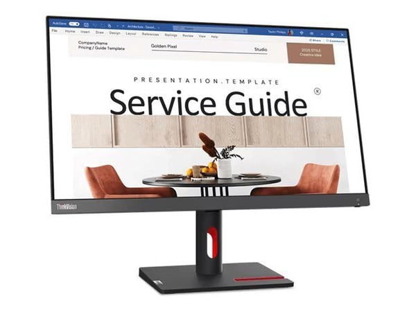 Lenovo ThinkVision S24i-30 - LED-skjerm - 24" (23.8" synlig) - 1920 x 1080 Full HD (1080p) - IPS - 250 cd/m² - 1300:1 - 4 ms - ravnsort