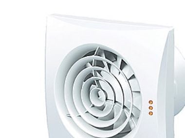 Duka ventilator Pro 32TH - ABS, Hvid, Ø125 mm, Fugt- og tidsstyring
