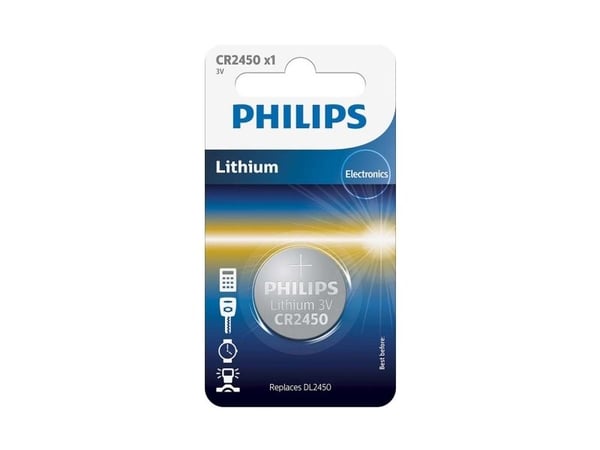 Philips Lithium 3.0V Knopfzelle CR2450