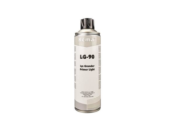Kema grunder LG-90 lys 500ml - Eksklusiv afgift. UN 1950 Aerosoler, Brandfarlige 2.1 Kema grunder LG-90 lys 500ml - Eksklusiv afgift. UN 1950 Aerosoler, Brandfarlige 2.1