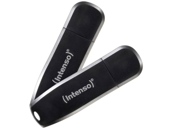 Intenso 3533494, 64 GB, USB Type-A, 3.2 Gen 1 (3.1 Gen 1), 70 MB/s, Med lokk, Svart