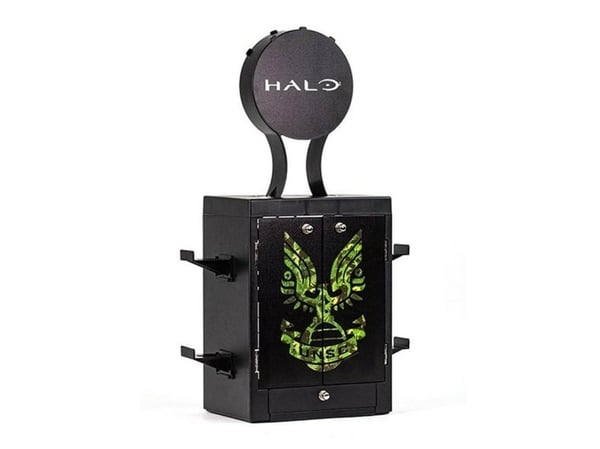 Numskull Gaming Locker tarvikkeet jalusta Halo - UNSC logo