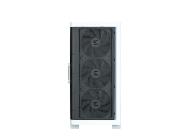 Zalman M4 - MT - micro ATX - sidepanel med vindu (herdet glass) - ingen strømforsyning - hvit - USB/lyd