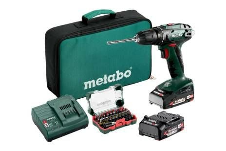 Metabo BS 18, Boremaskin med pistolgrep, Nøkkelløs, 1 cm, 1600 RPM, 2 cm, 1 cm