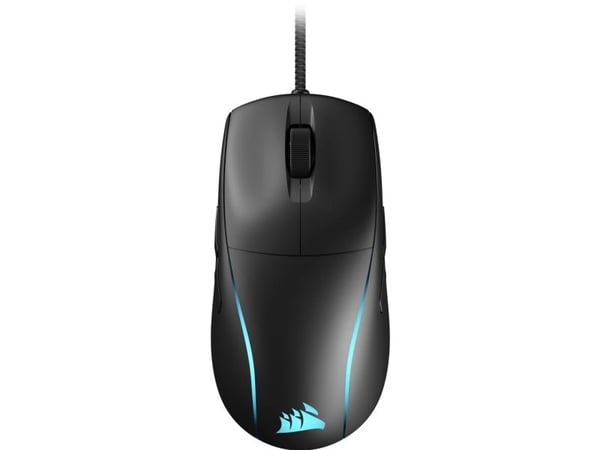 CORSAIR M75 - Mus - lett, RGB - høyre- og venstrehåndet - optisk - 8 knapper - kablet - USB