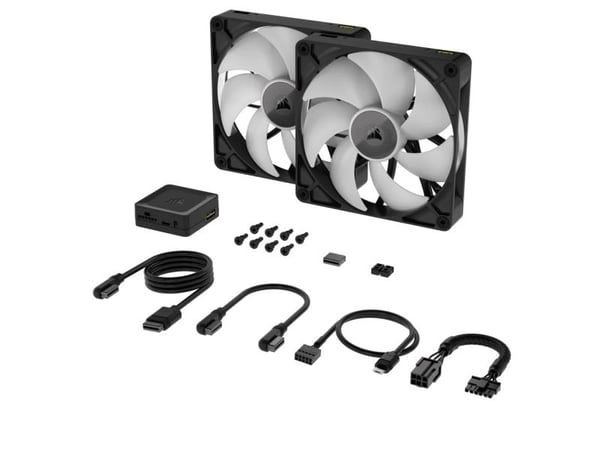 CORSAIR RX RGB Series, iCUE LINK RX140 RGB, 140mm Fan, Dual Pack