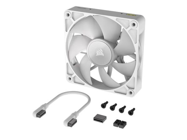 CORSAIR iCUE Link RX140 - Kabinettvifte - 140 mm - hvit