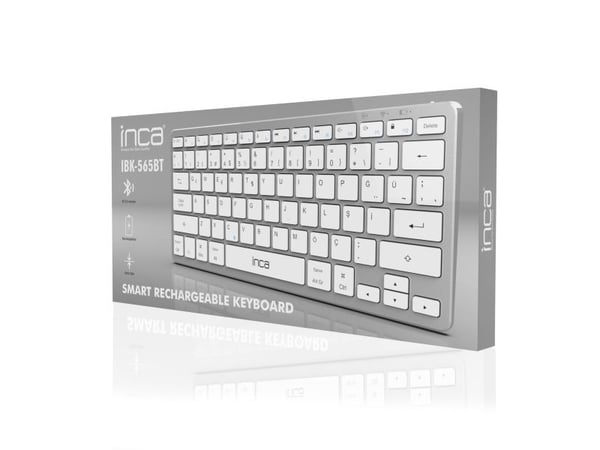 Inca IBK-565BT, Trådlös, Bluetooth, Grå