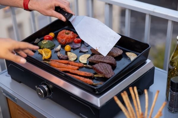 Campingaz Plancha Electric 1 XD, Sort, Rektangulær, Rotasjon, 1350 cm², 450 x 300 mm, Støpejern
