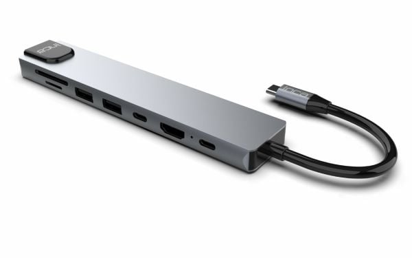 Inca ITPC-7T, USB Type-C, HDMI, RJ-45, USB 2.0, USB 3.0, USB Type-C, 1000 Mbit/s, 30 Hz, 3840 x 2160 piksler, Aluminium