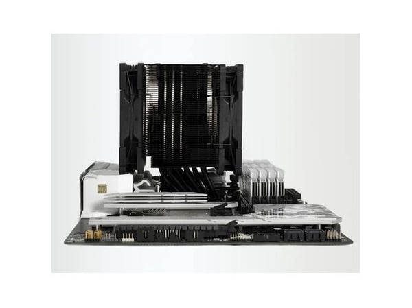 Scythe Mugen 6 Dual Fan Black Edition, Vifte, 12 cm, 300 RPM, 2000 RPM, 102,44 m³/t, Sort