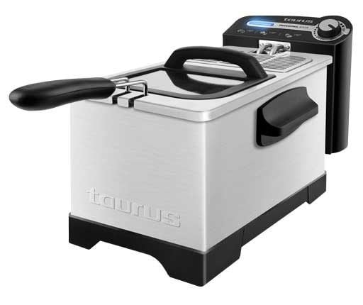 Taurus Professional 3 Plus, Frityrkoker, 3 l, 0,9 kg, Single/enkelt, Rustfritt stål, Rotasjon