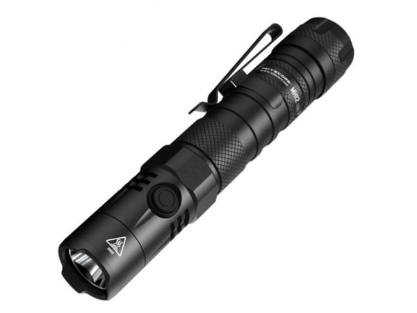 Nitecore MH12 V2, Käsikokoinen taskulamppu, Musta, Alumiini, Painikkeet, 2 m, 1 m