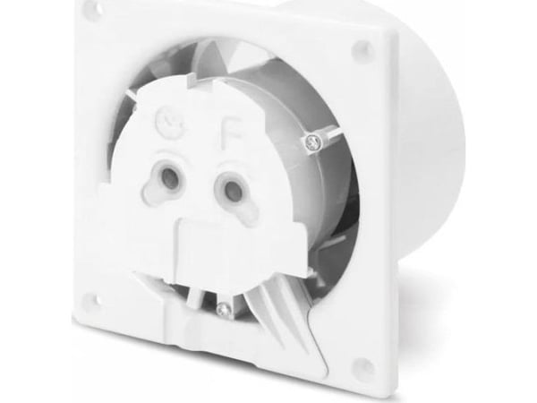 airRoxy ventilator vegg-/tak scienno-sufitowy dRim FI 125 S BB standard (kulelager)
