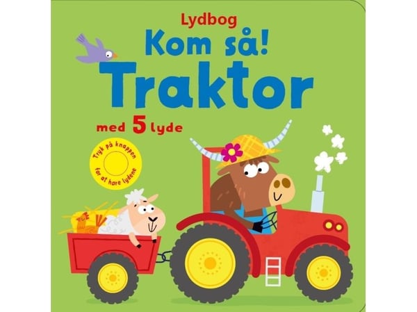 Kom igjen, traktor! - med 5 lyder | Sam Taplin | Språk: Dansk
