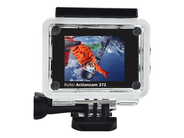 Rollei ActionCam 372 - Aktionkamera - 1 080 p / 30 fps - 1.0 MP - Wireless LAN - undervatten upp till 30 m - svart