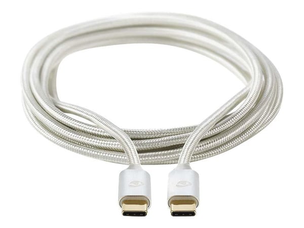 Nedis - USB-kabel - USB-C (hann) til USB-C (hann) - USB 3.1 Gen 1 - 2 m - rund - aluminium