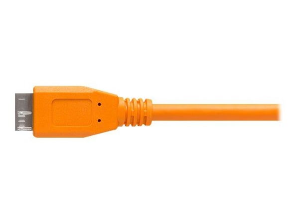 Tether Tools CUC33R15-ORG, 4,6 m, USB C, Micro-USB B, USB 3.2 Gen 1 (3.1 Gen 1), 5000 Mbit/s, Oranssi