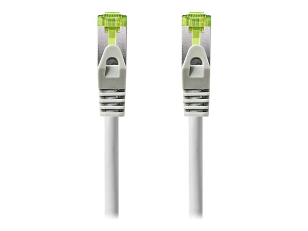 Nedis - Patchkabel - RJ-45 (han) lige til RJ-45 (han) lige - 1 m - 6 mm - SFTP - CAT 7 - halogenfri, formet, knastfri - grå