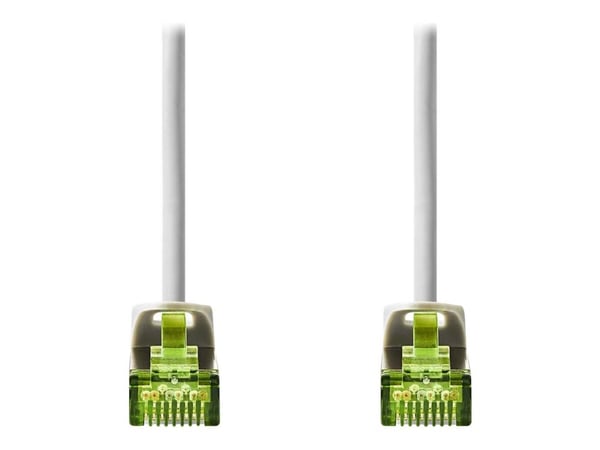 Nedis - Patchkabel - RJ-45 (han) lige til RJ-45 (han) lige - 1 m - 6 mm - SFTP - CAT 7 - halogenfri, formet, knastfri - grå
