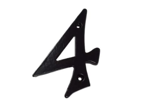 JetWorld NUMBER 4 GB-2531_4 105x75 mm svart