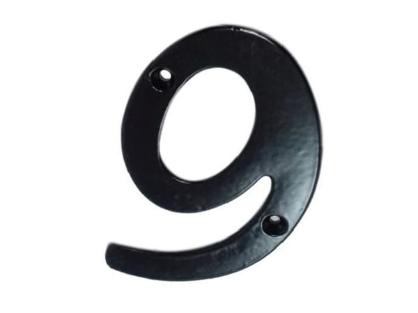 Okko Number 9 Gb-2531_9 105X65mm Sort Okko Number 9 Gb-2531_9 105X65mm Sort