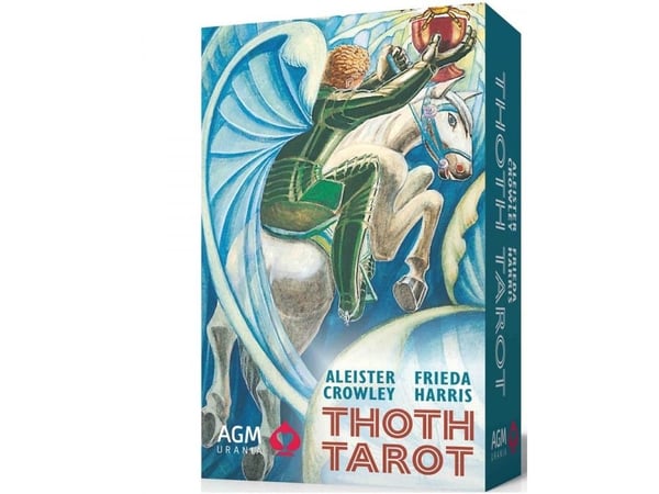 Cartamundi (mindre skador på förpackningen) Thoth Tarot Aleister Crowley De Luxe-kort