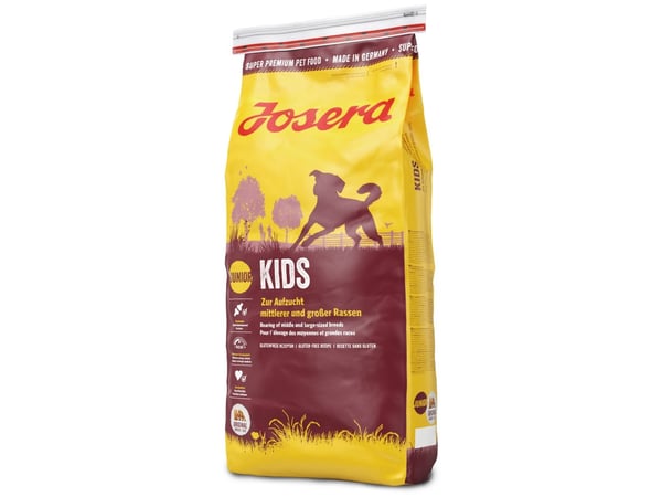 Josera Kids, Koiranpentu, Kaikille roduille, Maxi (26 - 44kg), Keskikokoinen (11 -25 kg), Kana, Riisi, 12,5 kg, Gluteeniton