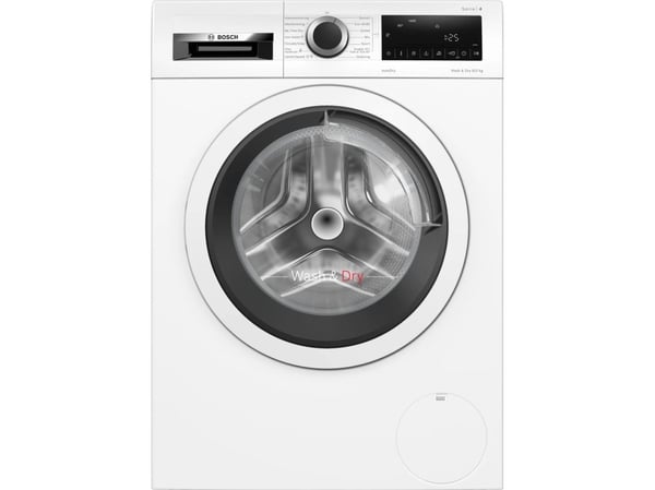 Bosch Serie | 4 WNA134B0SN - Vaskemaskin/tørker - bredde: 59.8 cm - dybde: 63 cm - høyde: 84.8 cm - frontileggelse - 63 liter - 8 kg - 1400 rpm